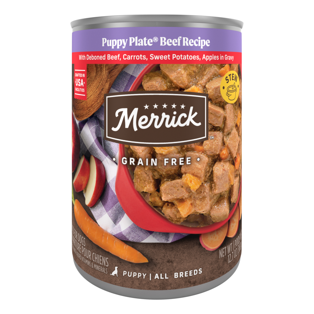 Merrick Grain Free Puppy Plate Beef Wet Puppy Food