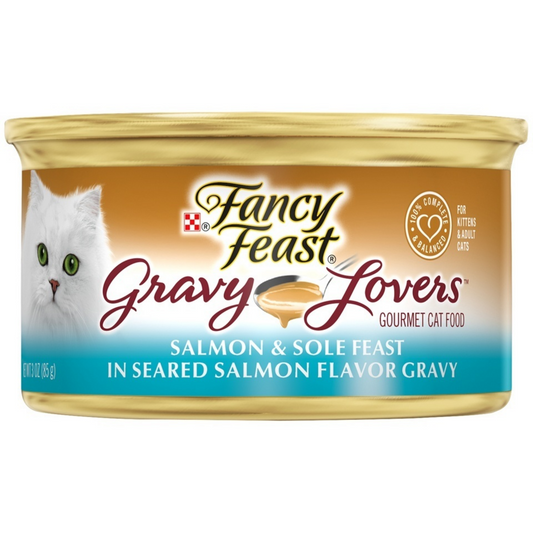 Purina Fancy Feast Gravy Lovers Salmon and Sole Wet Cat Food