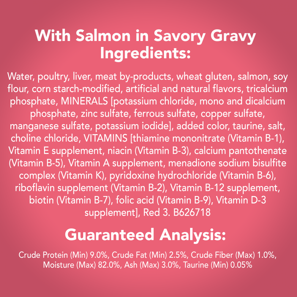 Friskies Extra Gravy Chunky Salmon Wet Cat Food