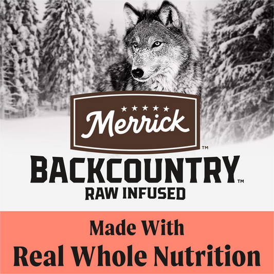Merrick Backcountry Healthy Grains Premium Dog Food Kibble With Freeze Dried Raw Pieces, Pacific Catch Recipe