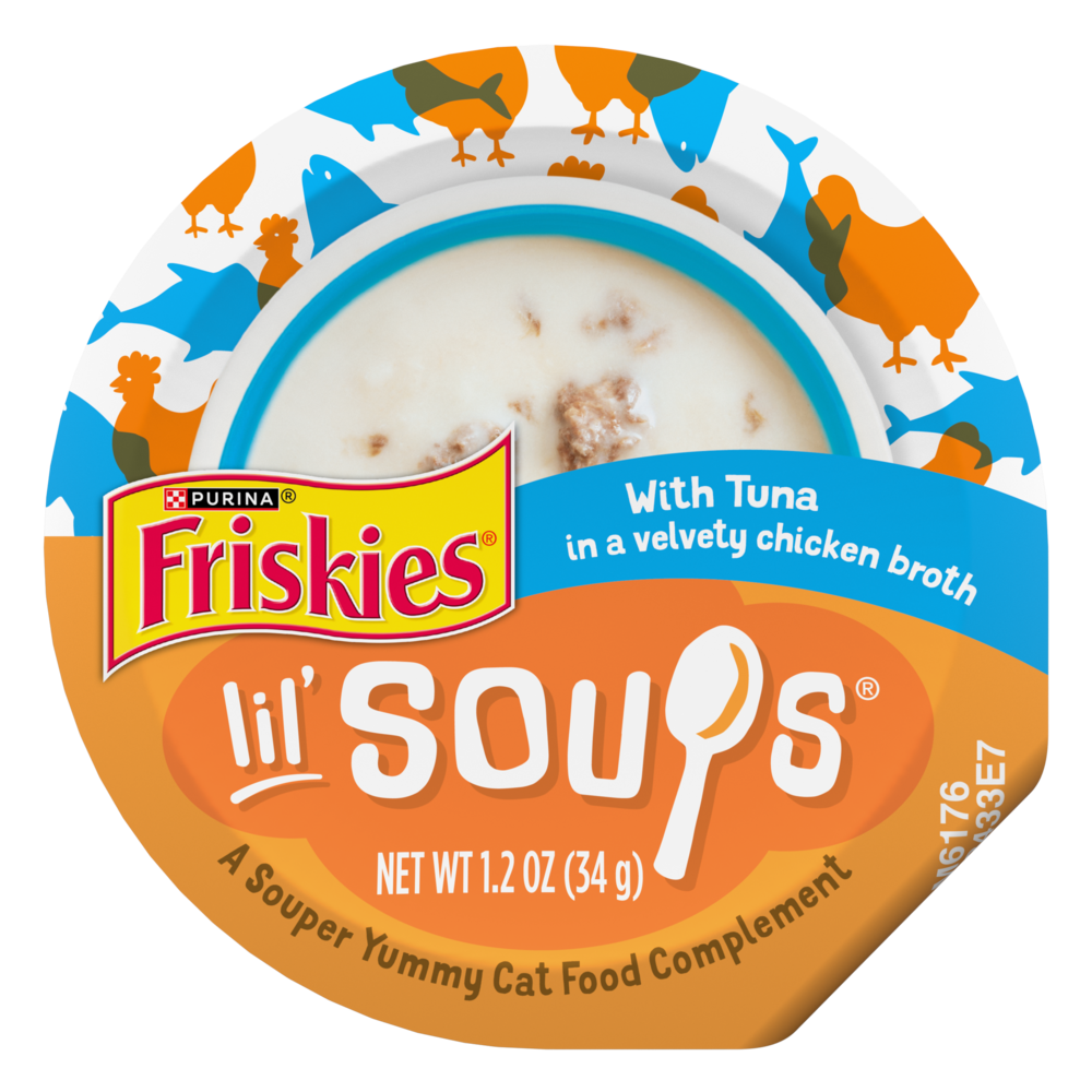 Purina Friskies Lil' Soups Grain Free Tuna in Chicken Broth Wet Cat Food