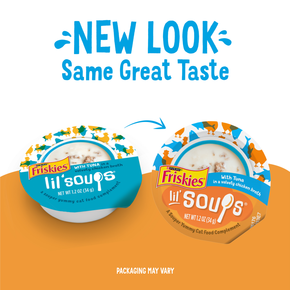 Purina Friskies Lil' Soups Grain Free Tuna in Chicken Broth Wet Cat Food