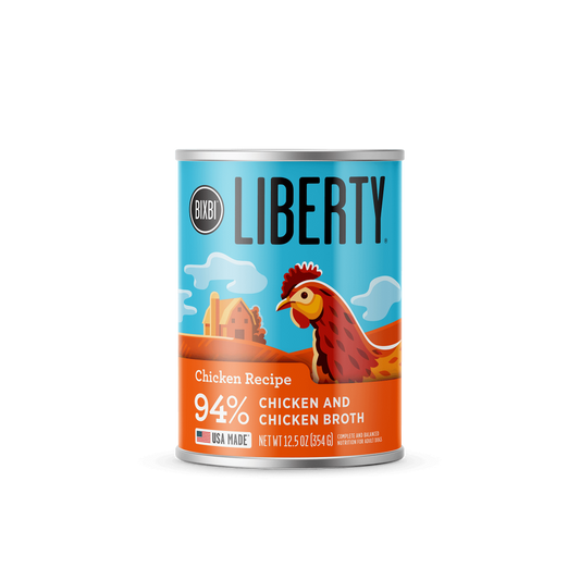 Bixbi Liberty Chicken Recipe Canned Wet Dog Food