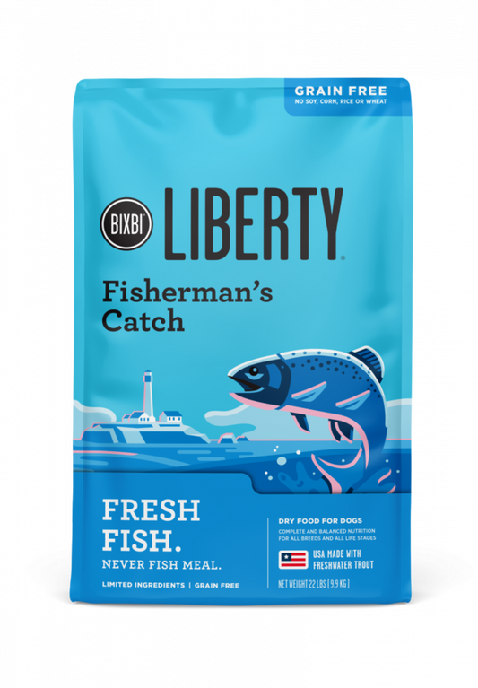 Bixbi Liberty Fisherman's Catch Kibble Dry Dog Food