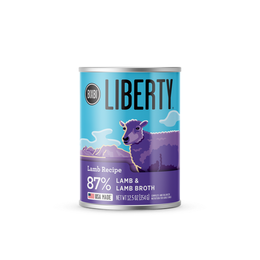 Bixbi Liberty Lamb Recipe Canned Wet Dog Food