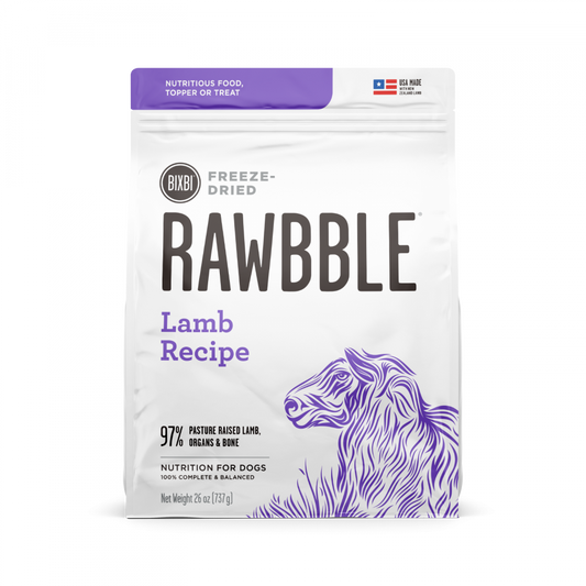 Bixbi Rawbble Freeze Dried Lamb Dog Food
