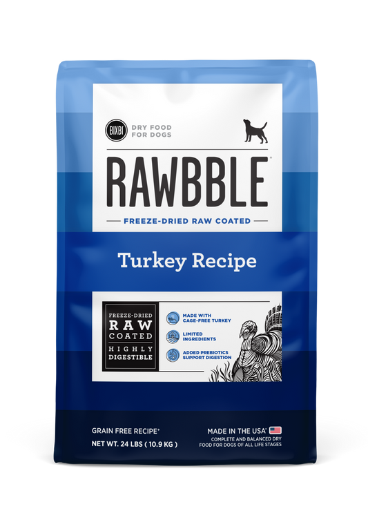 Bixbi Rawbble Kibble Grain Free Turkey Dog Food