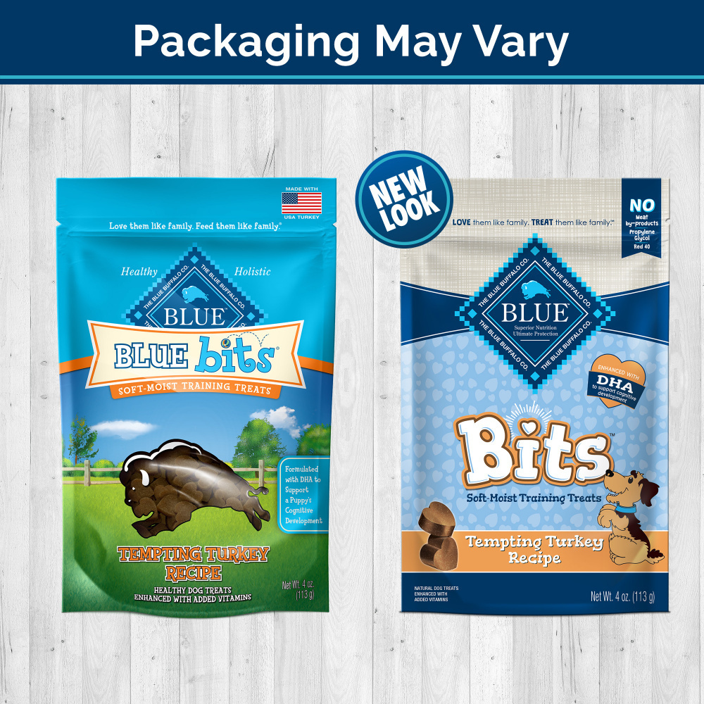 Blue Buffalo Bits Tempting Turkey Natural Soft-Moist Training Treats