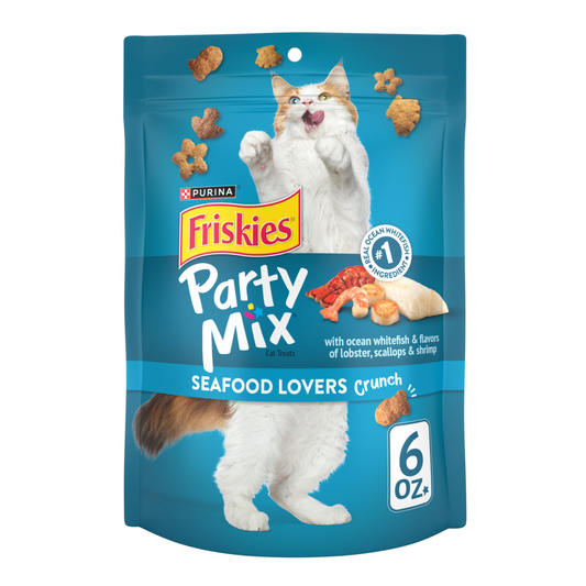 Purina Friskies Party Mix Beachside Crunch Cat Treats