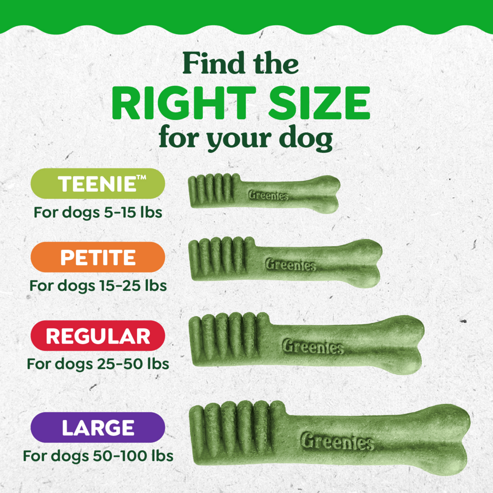 Greenies Teenie Blueberry Dental Dog Chews