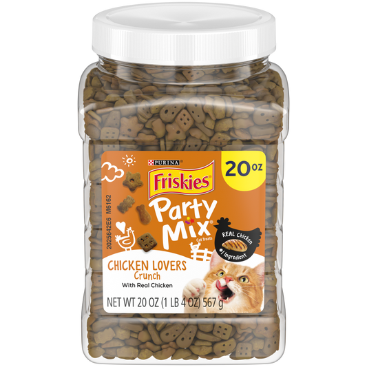 Friskies Party Mix Chicken Lovers Crunch Cat Treats