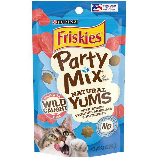 Purina Friskies Party Mix Natural Tuna Cat Treats