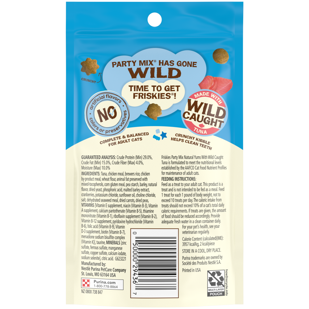 Friskies Party Mix Natural Tuna Cat Treats