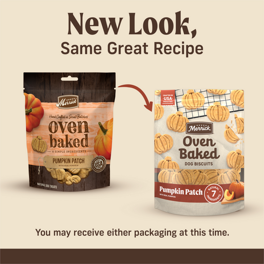 Merrick Pumpkin Patch Oven Baked Dog Treats