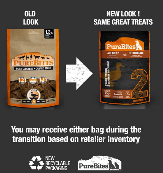 PureBites Duck Jerky Freeze Dried Raw Dog Treats