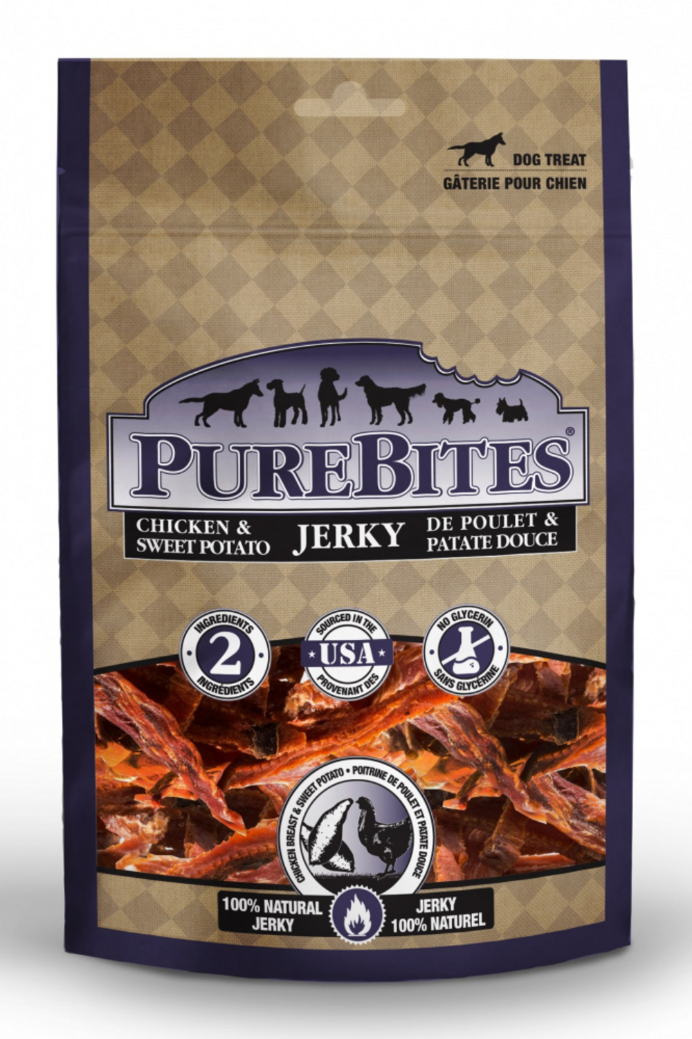 PureBites Chicken & Sweet Potato Jerky Dog Treats