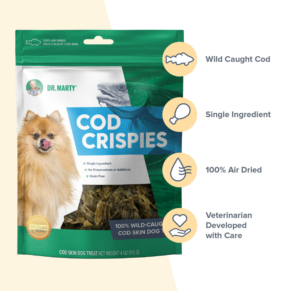 Dr. Marty Cod Crispies Dog Treat