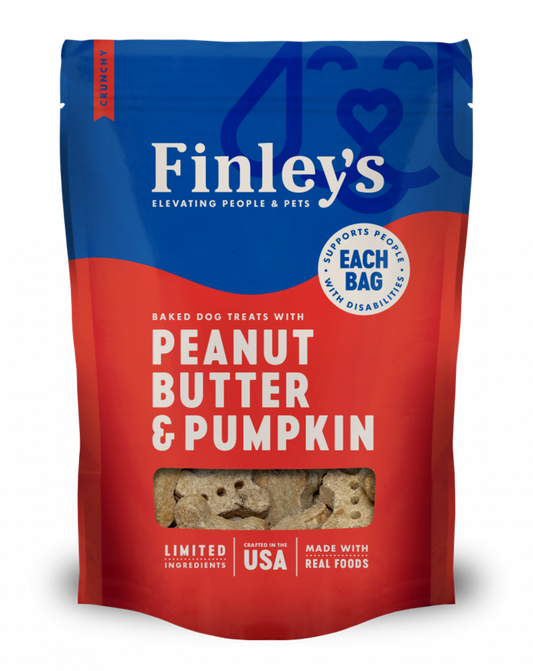 Finley's Peanut Butter & Pumpkin Crunchy Biscuits