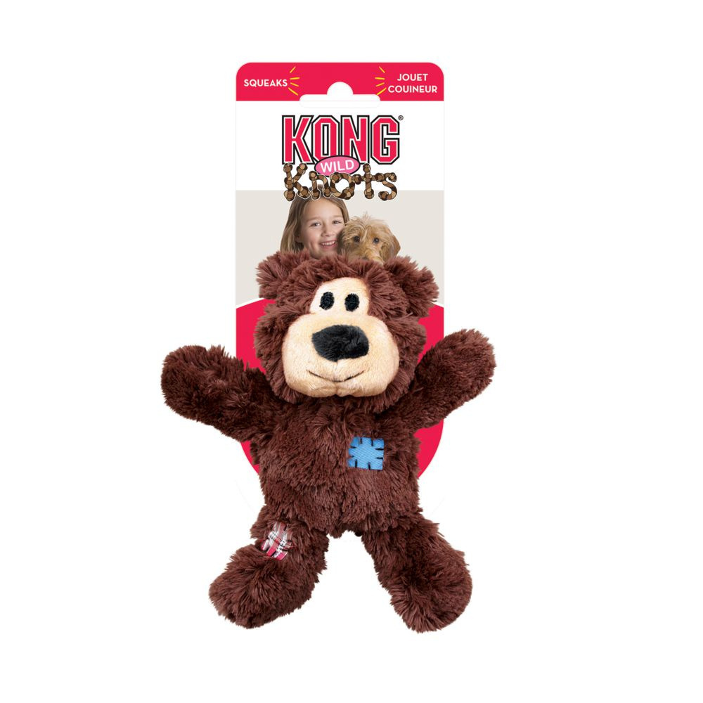 Kong Wild Knots Bear Hearts Dog Toy