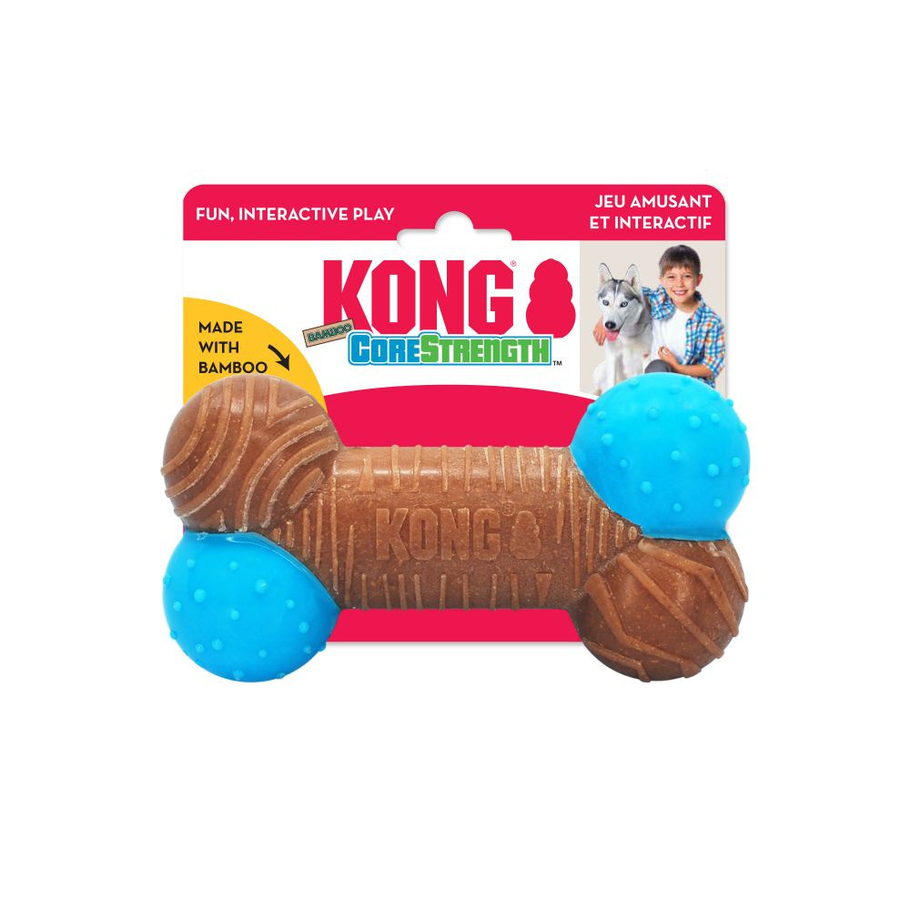 KONG CoreStrength Bamboo Bone Dog Toy