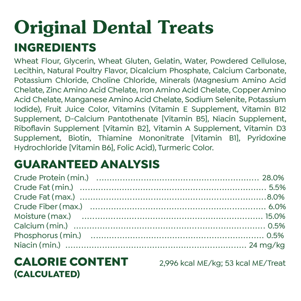 Greenies Original Dental Dog Chews Large