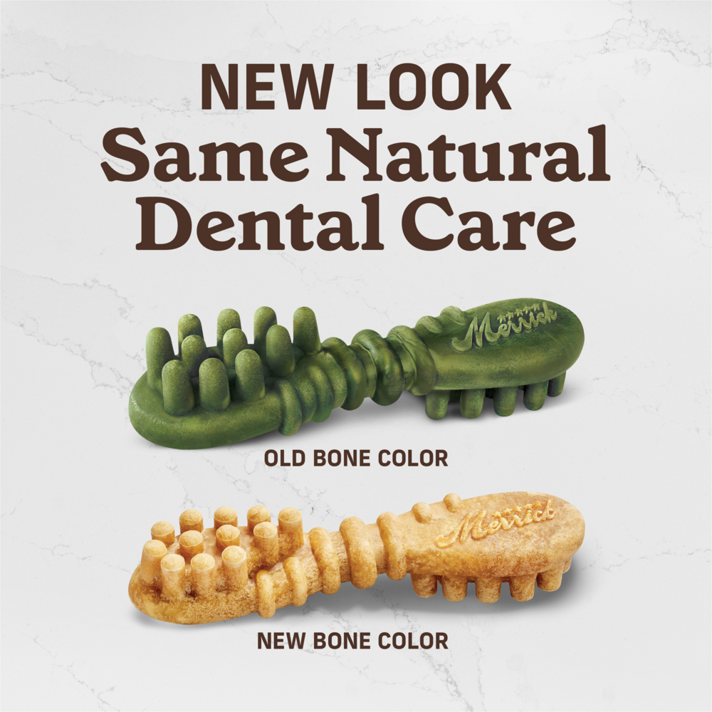Merrick Fresh Kisses Coconut Oil and Botanics Dental Dog Chews Small