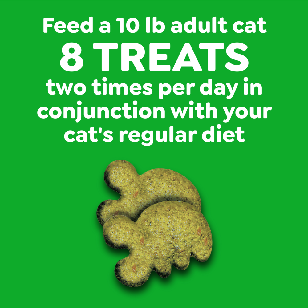 Feline Greenies Adult Dental Savory Salmon Flavor Cat Treats