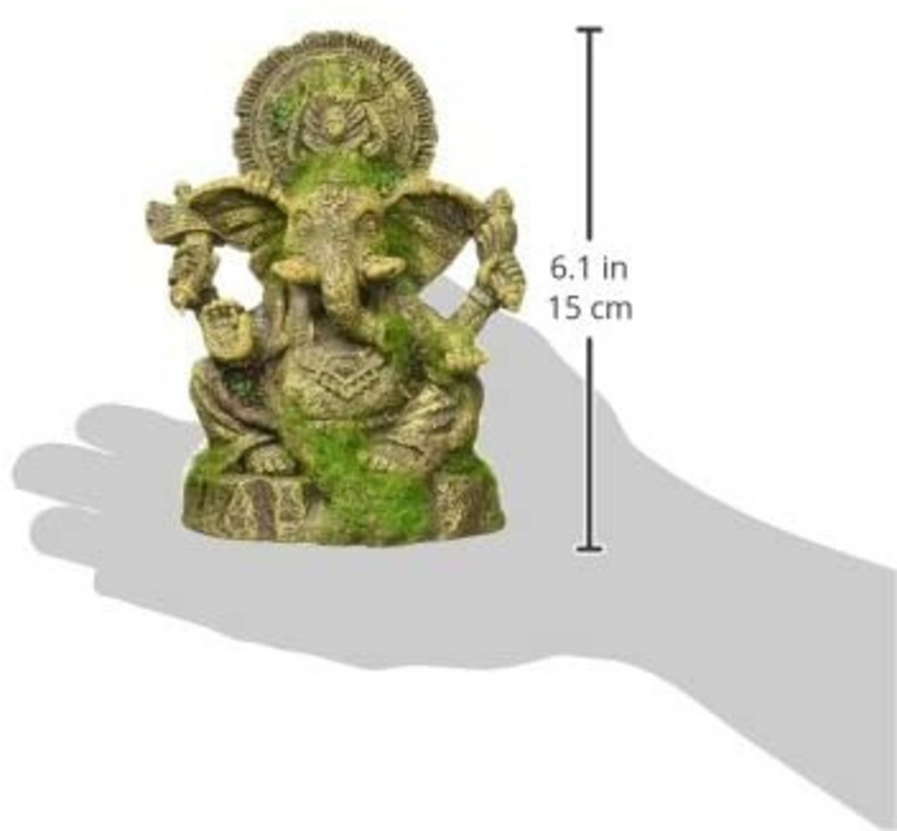 Blue Ribbon Exotic Environments Ganesha Statue With Moss Tank Accessory