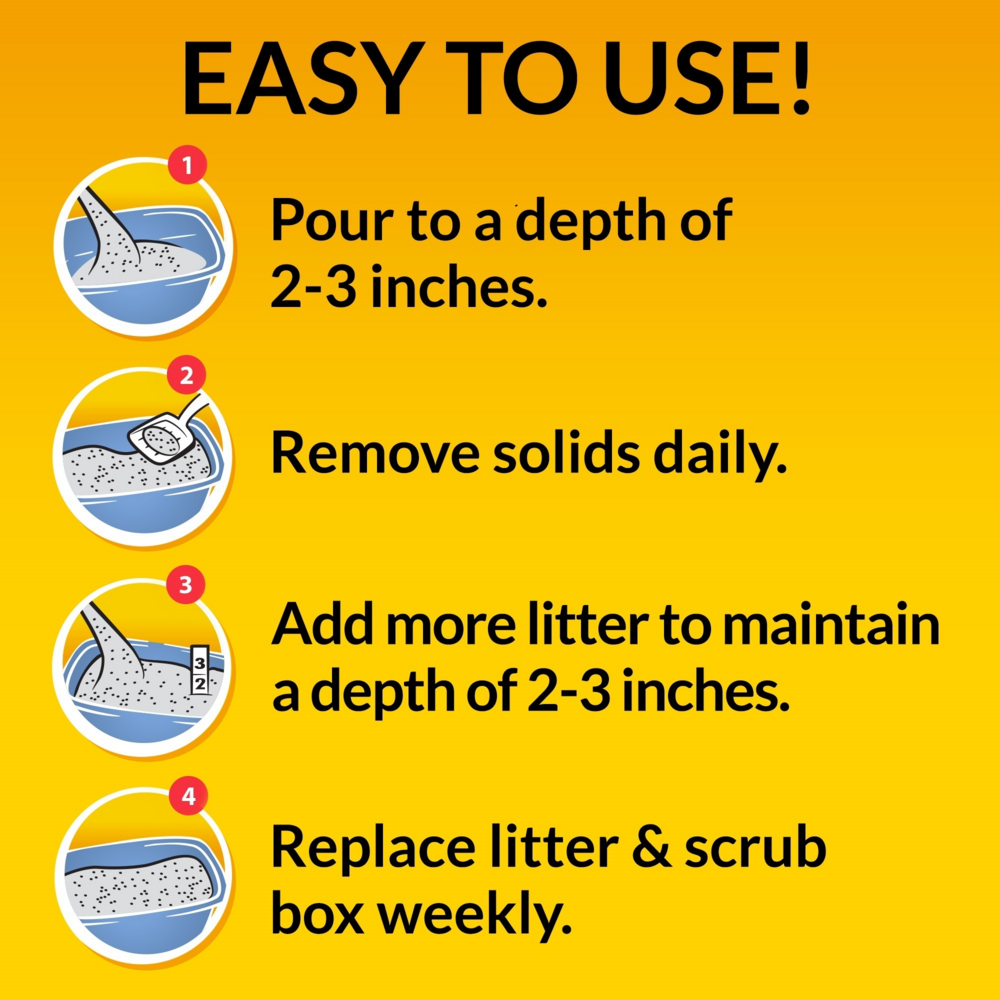 Tidy Cats Non Clumping Cat Litter, 24/7 Performance Multi Cat Litter Odor Control Formula