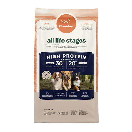 Canidae All Life Stages Dry Dog Food, High Protein Multi-Protein Recipe, 4 lbs.