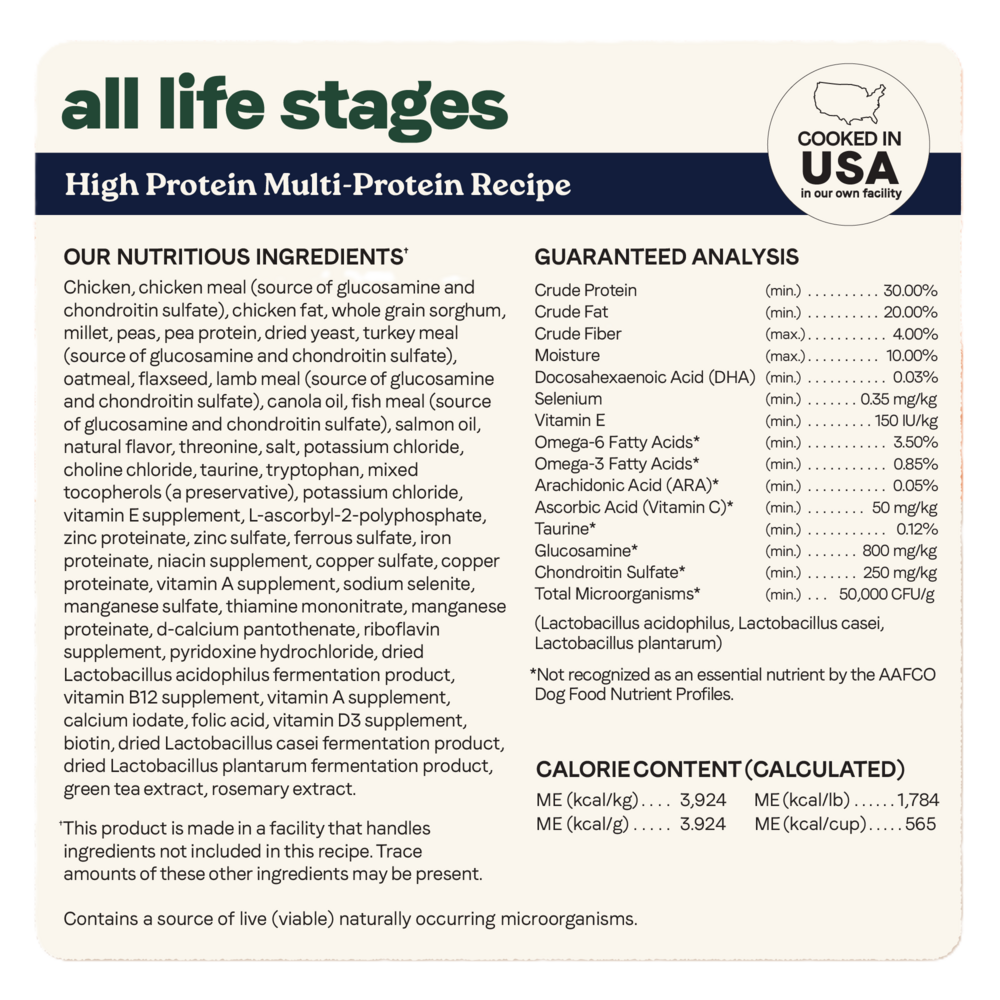 Canidae All Life Stages Dry Dog Food, High Protein Multi-Protein Recipe, 4 lbs.
