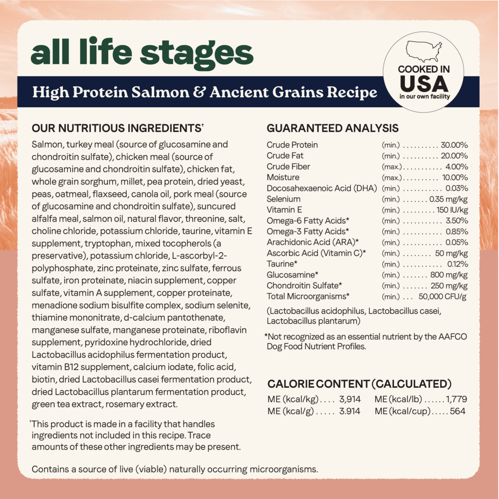 Canidae All Life Stages Dry Dog Food, High Protein Salmon Recipe, 27 lbs.