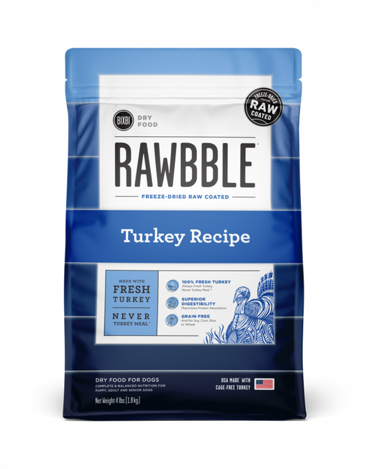 Bixbi Rawbble Kibble Grain Free Turkey Dog Food