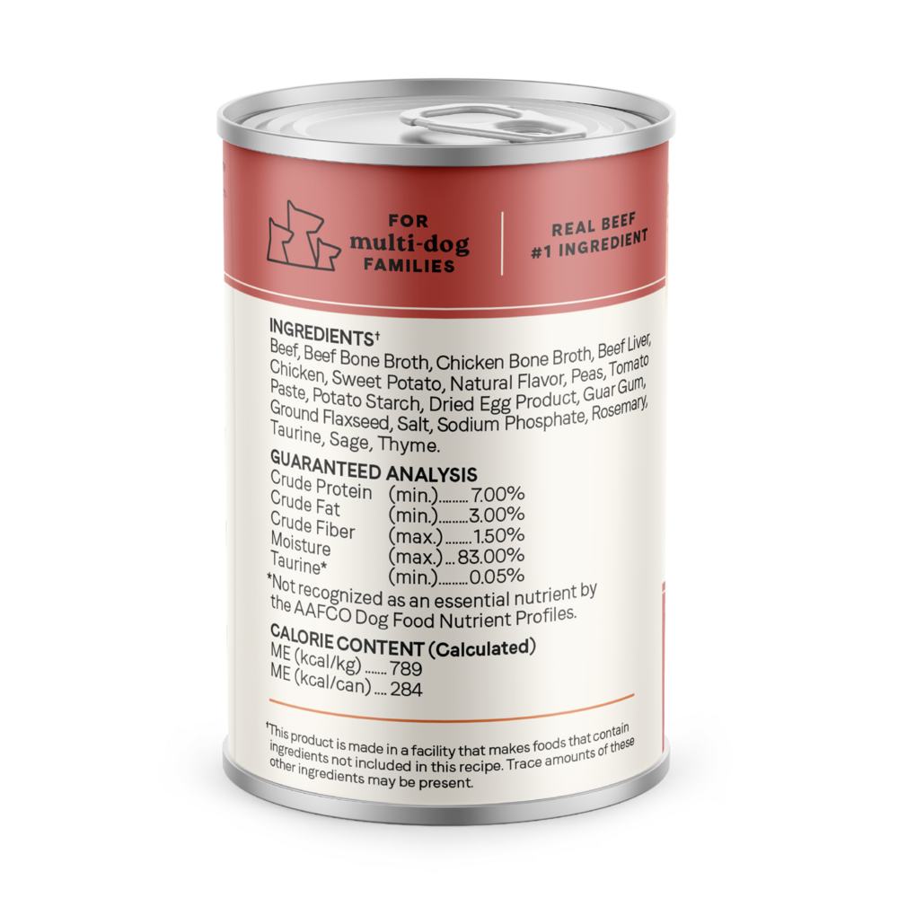 Canidae All Life Stages Wet Dog Food, Chunky Stew Toppers, Beef & Vegetable Recipe, 12.7 oz.