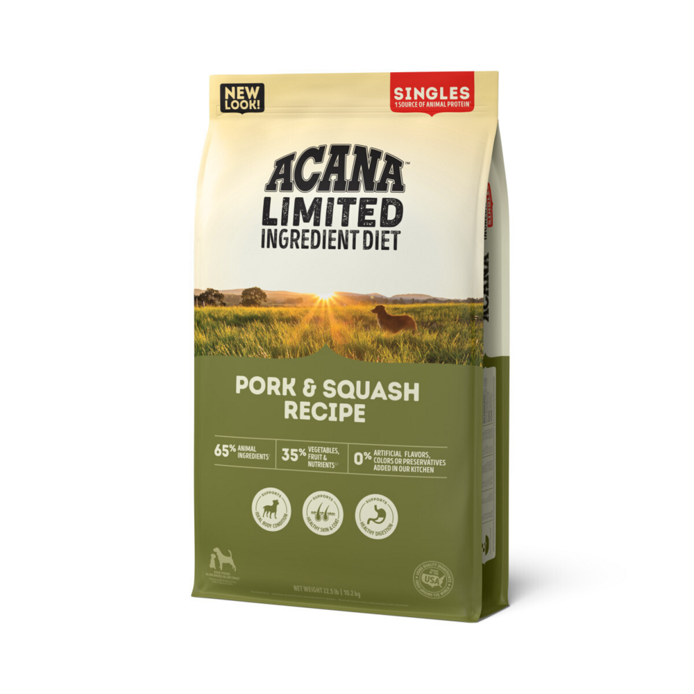 Acana Singles Limited Ingredient Grain Free High Protein Pork & Squash Recipe Dry Dog Food