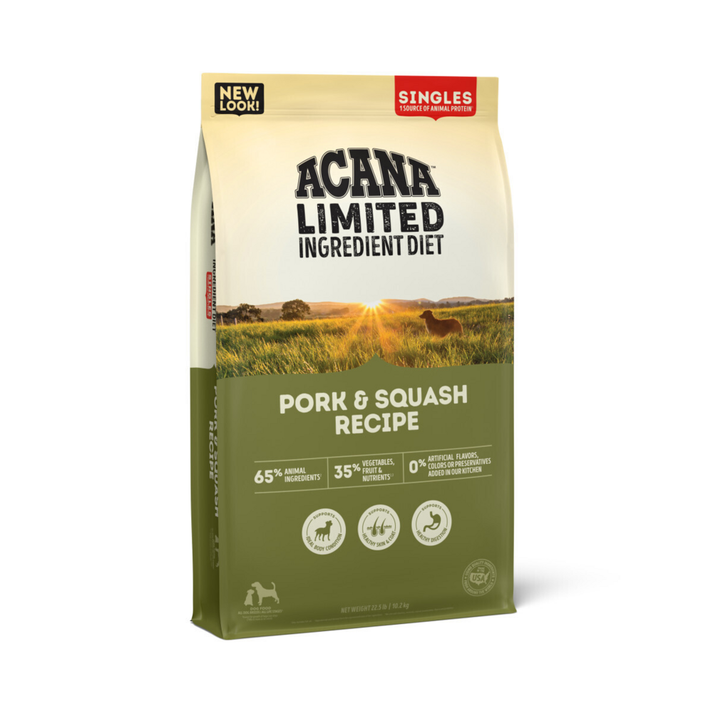 Acana Singles Limited Ingredient Grain Free High Protein Pork & Squash Recipe Dry Dog Food