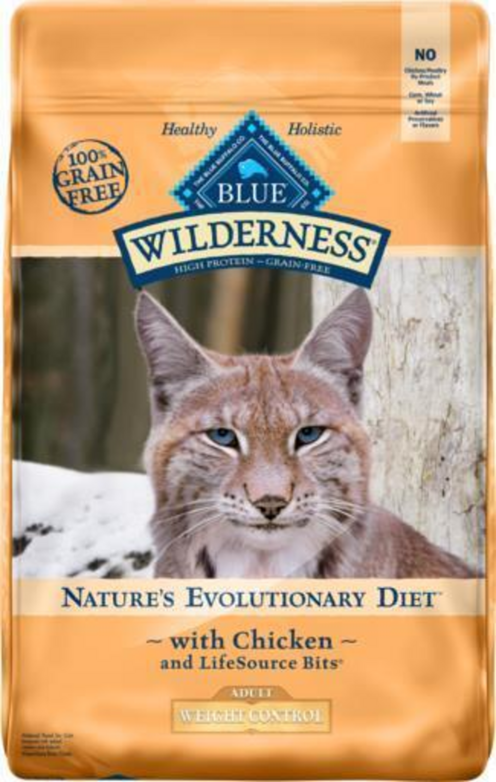 Blue Buffalo Wilderness High-Protein Grain-Free Adult Weight Control Chicken Recipe Dry Cat Food