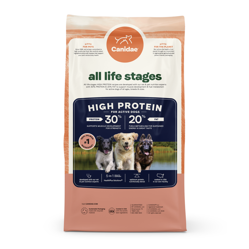 Canidae All Life Stages Dry Dog Food, High Protein Salmon Recipe, 27 lbs.
