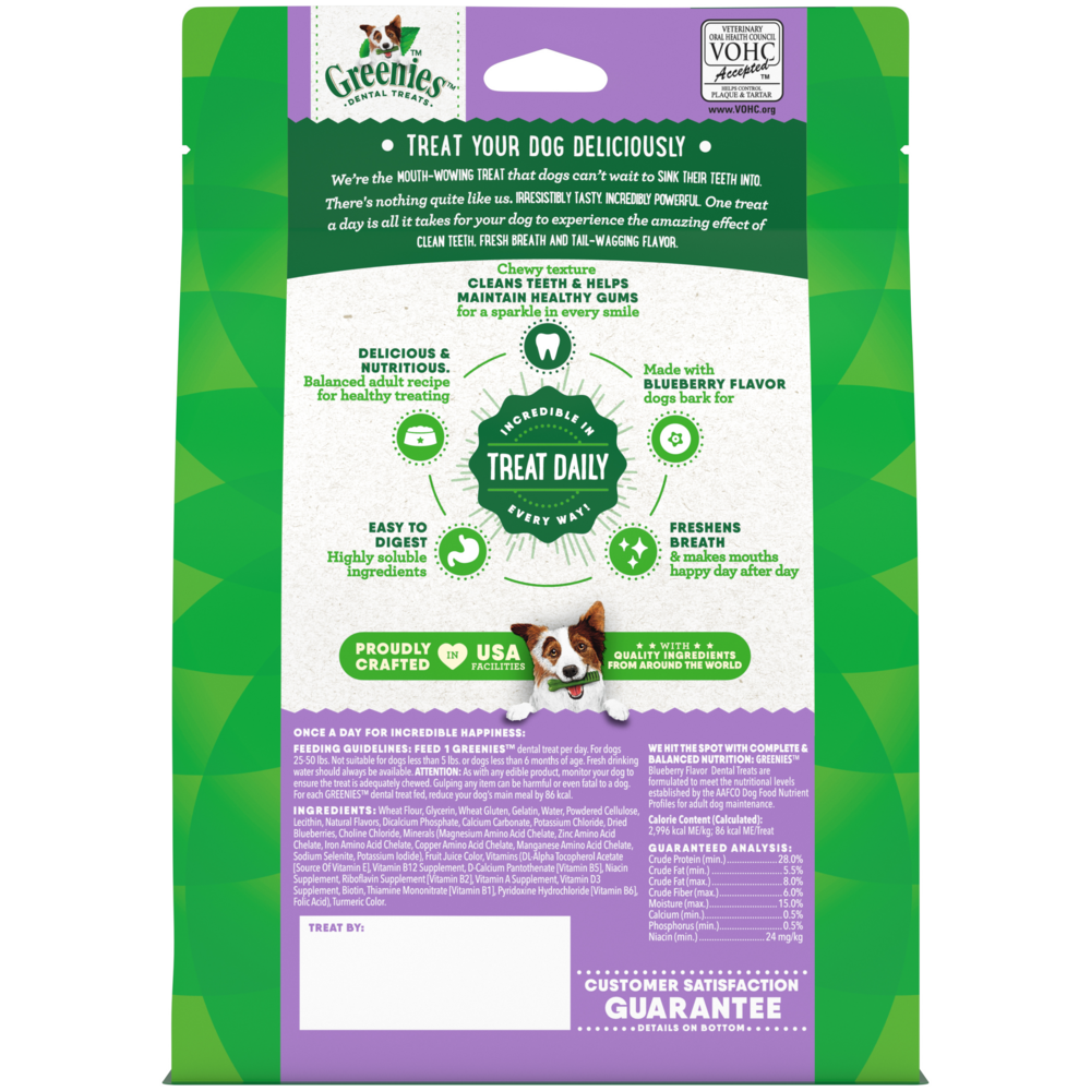 Greenies Regular Blueberry Dental Dog Chews