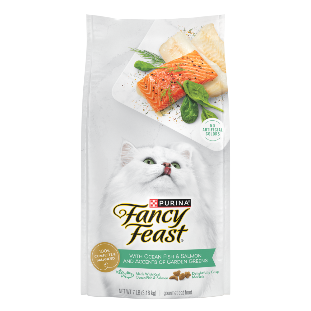 Purina Fancy Feast Gourmet Filet Oceanfish and Salmon Dry Cat Food