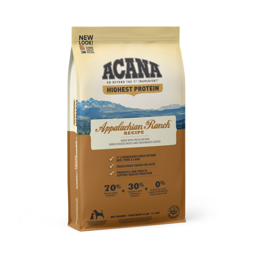 ACANA Highest Protein Appalachian Ranch Recipe Dry Dog Food
