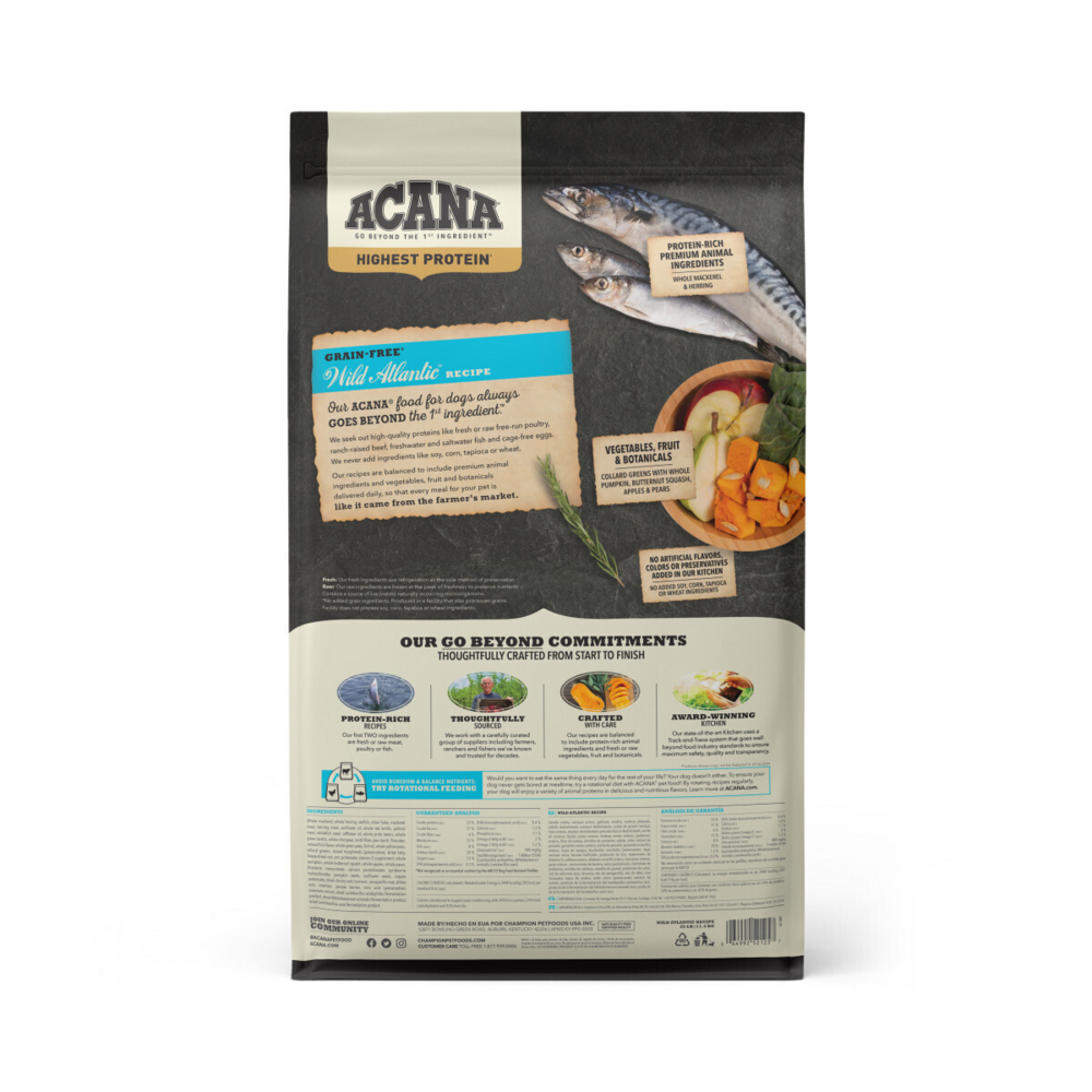 Acana Highest Protein Wild Atlantic Recipe Dry Dog Food