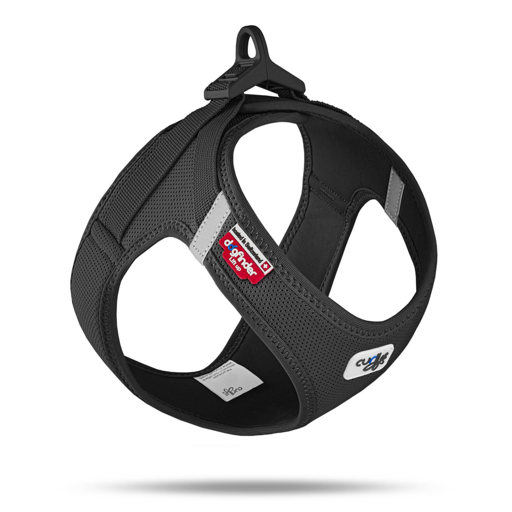 Curli Vest Harness curli Clasp Air-Mesh Black