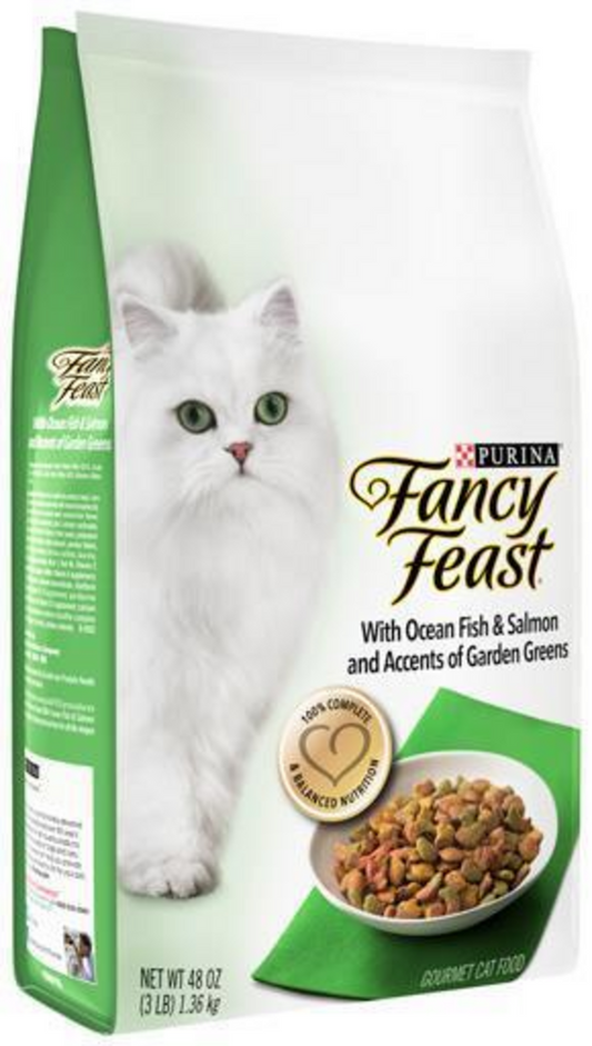 Fancy Feast Gourmet Filet Oceanfish and Salmon Dry Cat Food