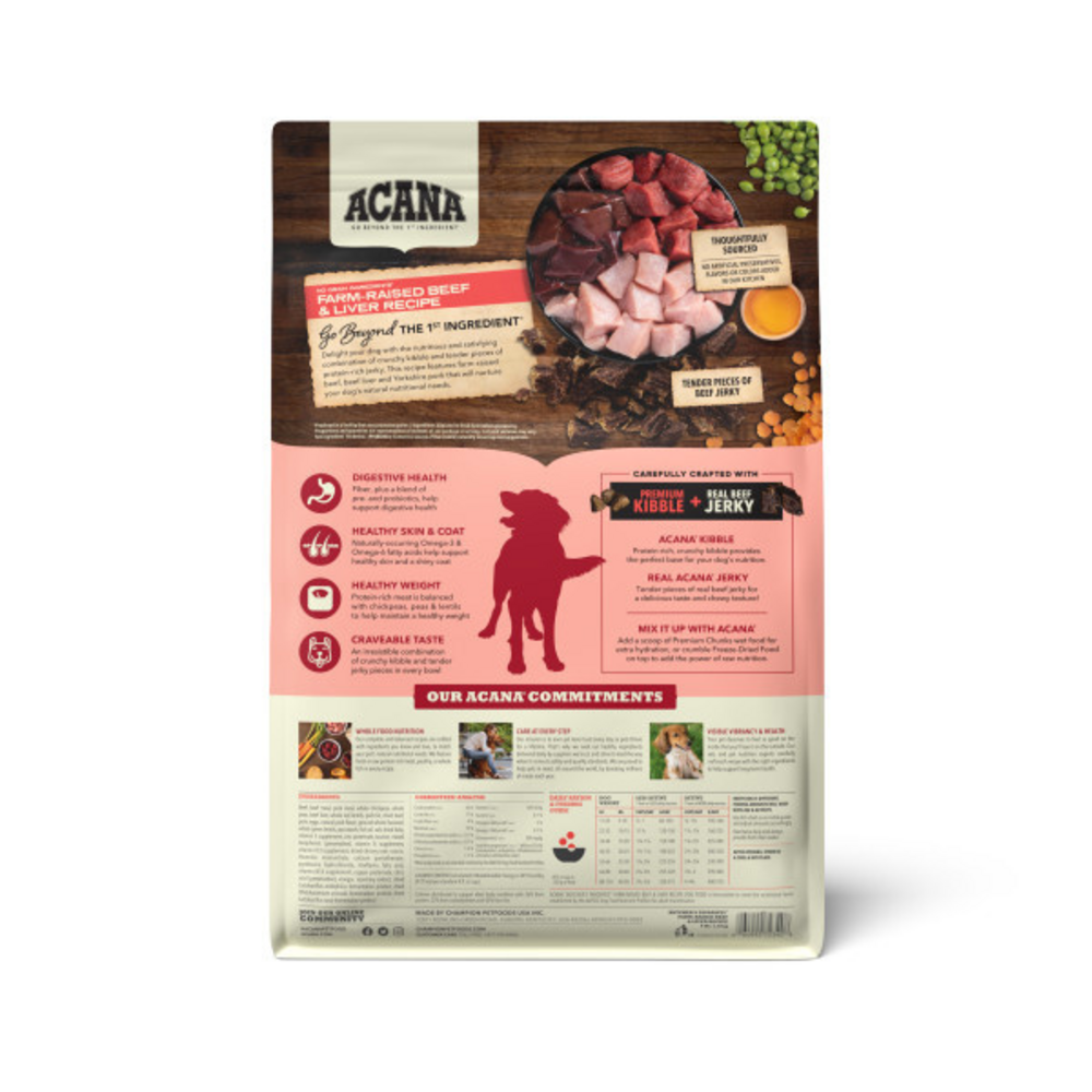 Acana Butchers Favorites Farm-Raised Beef and Liver Recipe Dry Dog Food