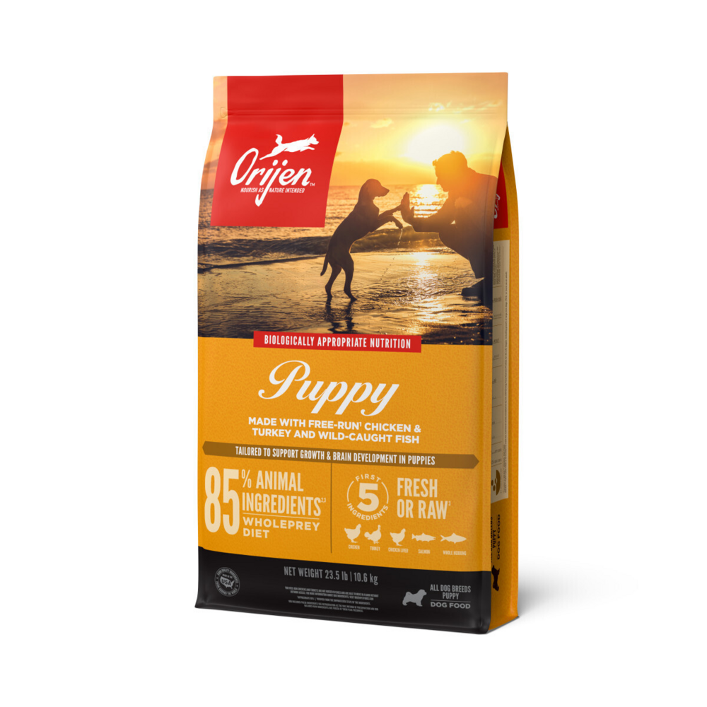 Orijen Puppy Fresh or Raw Dry Food Chicken, Turkey & Fish