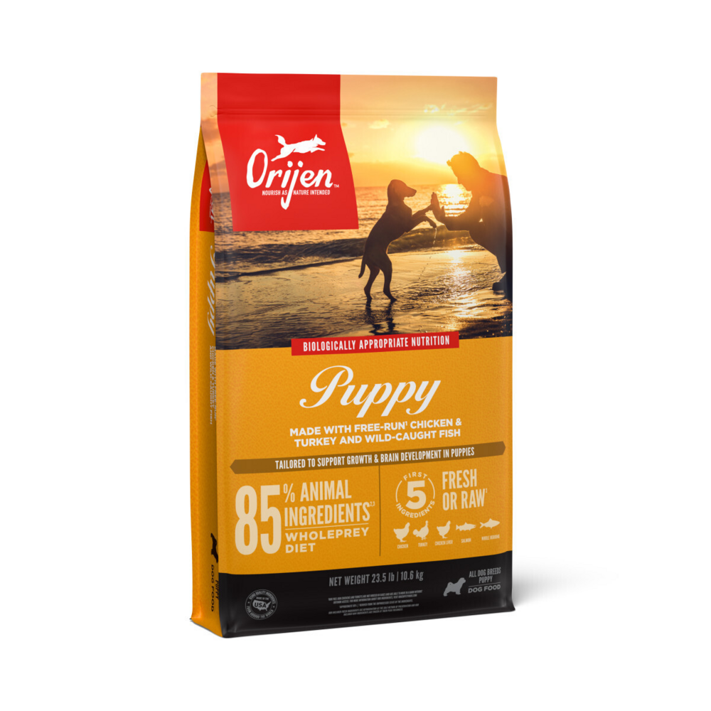 Orijen Puppy Fresh or Raw Dry Food Chicken, Turkey & Fish