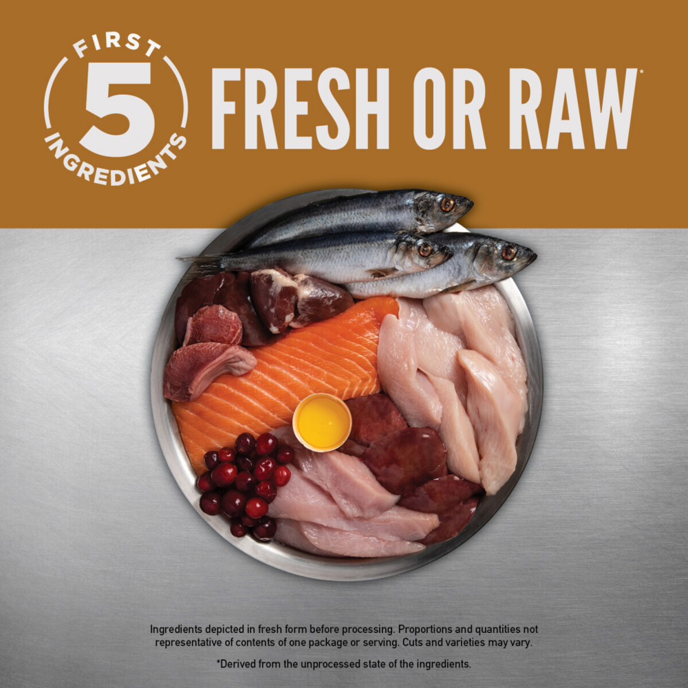 Orijen Puppy Fresh or Raw Dry Food Chicken, Turkey & Fish