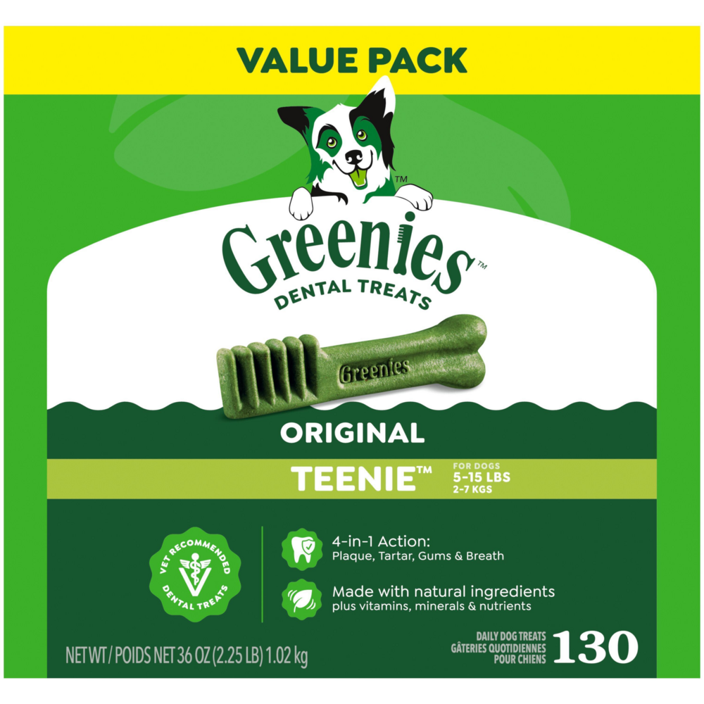 Greenies Original Dental Dog Chews Teenie