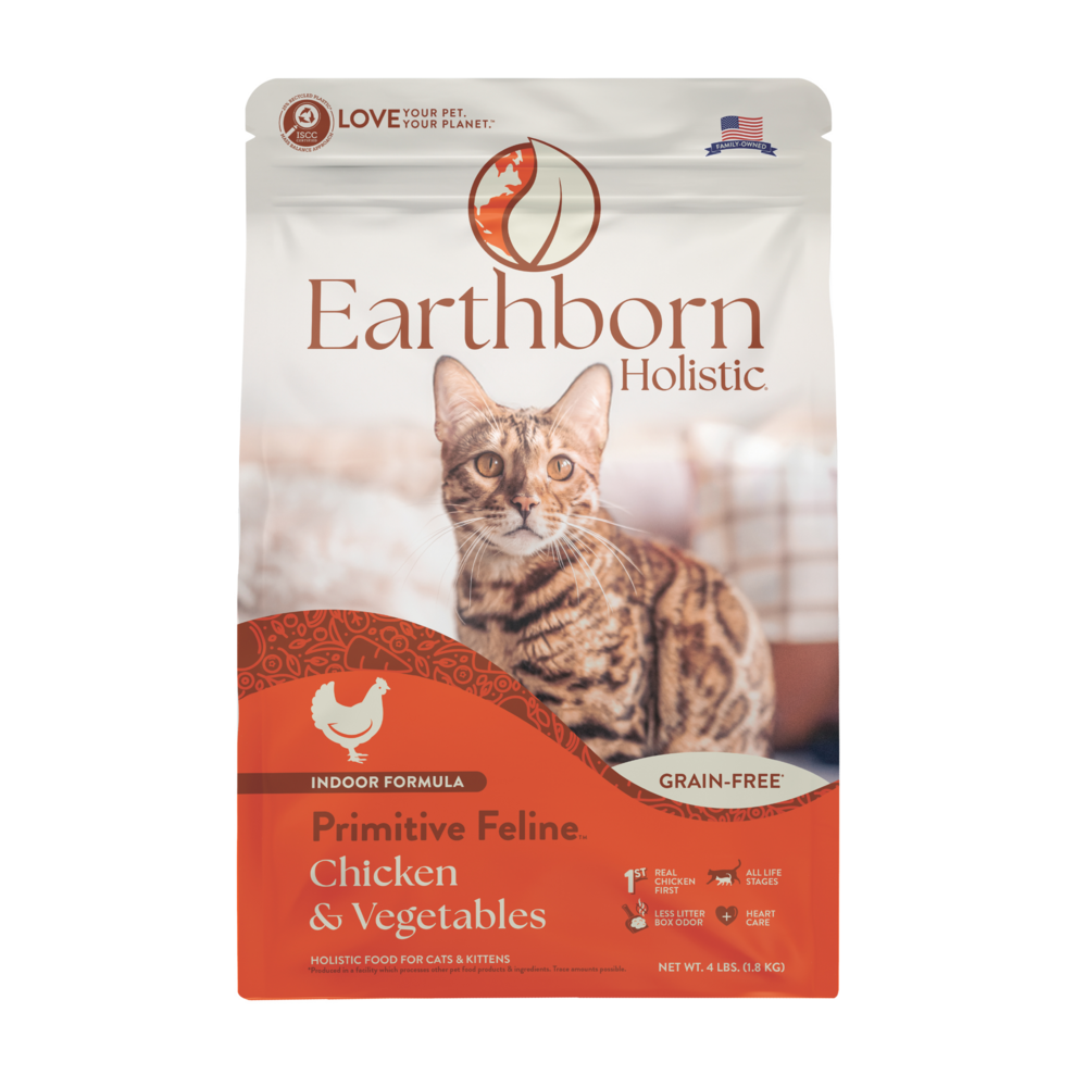 Earthborn Holistic Primitive Feline Grain-Free Dry Cat  Food